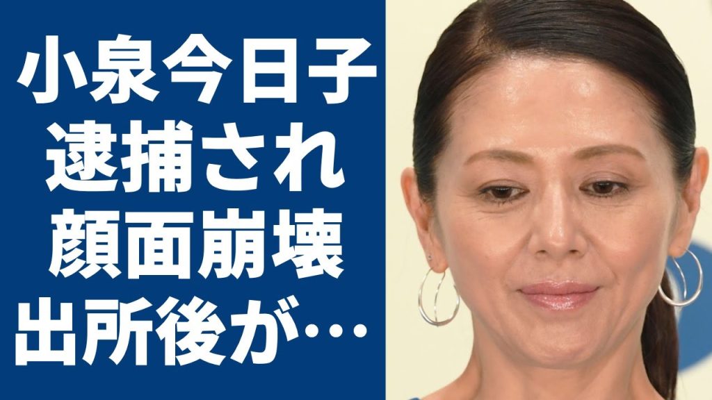小泉今日子が逮捕された真相...再婚しない理由と言われる抱える難病がヤバすぎた...『木枯しに抱かれて』がヒットしたアイドルの顔面崩壊した現在に驚きを隠せない...