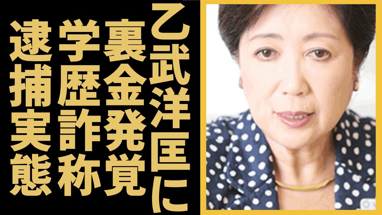 小池百合子が乙武洋匡を支援する"裏金"の真相...同僚も"学歴詐称"で逮捕されていた実態に言葉を失う...『女性東京都知事』がカイロ大学に300億円を不正送金した理由…