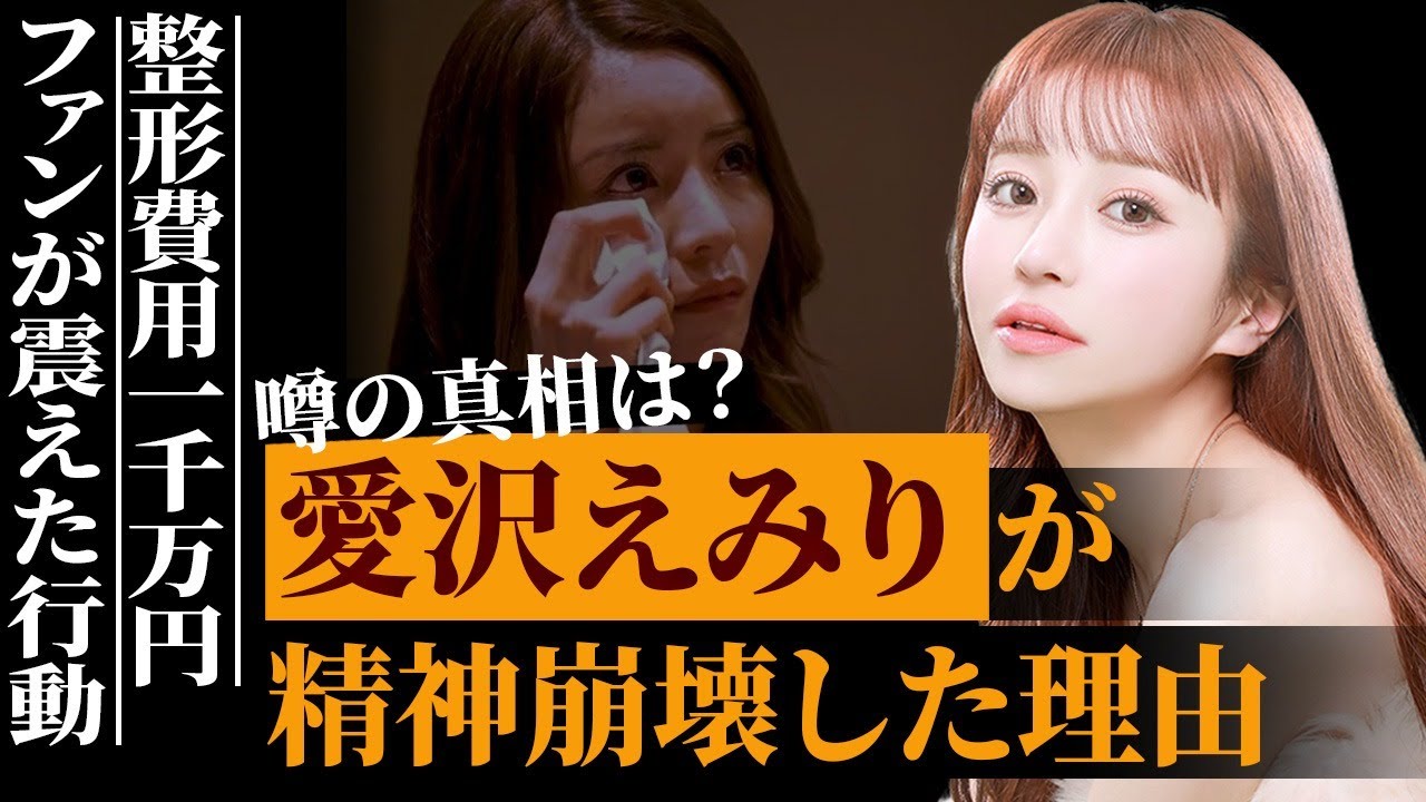 整形に1000万円、メンタル崩壊、違いすぎ、破産、作り物の体、別人化