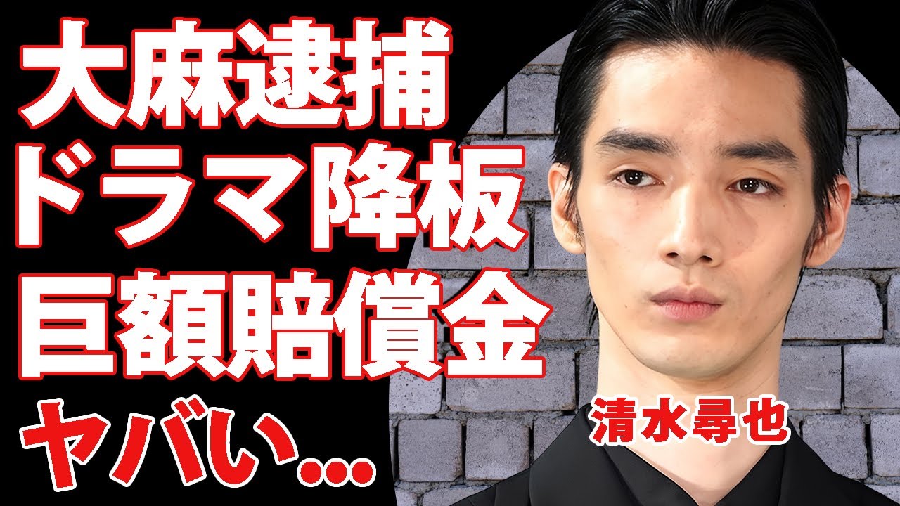 清水尋也の緊急逮捕で「ばけばけ」降板騒動が現実に...「19番目のカルテ」も途中終了決定！業界が直面する巨額賠償金の全貌や母の死後に変貌した驚愕の裏の顔に驚きを隠せない...