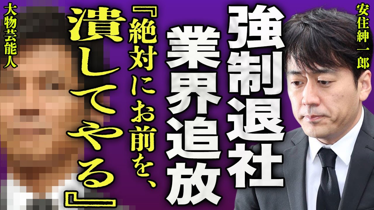 安住紳一郎がTBSからクビを宣告された裏側...生放送で放った不適切すぎる発言により業界追放となる実態に驚きを隠せない...！『絶対潰す』大物芸能人の圧力...極秘離婚の全貌に言葉を失う...！