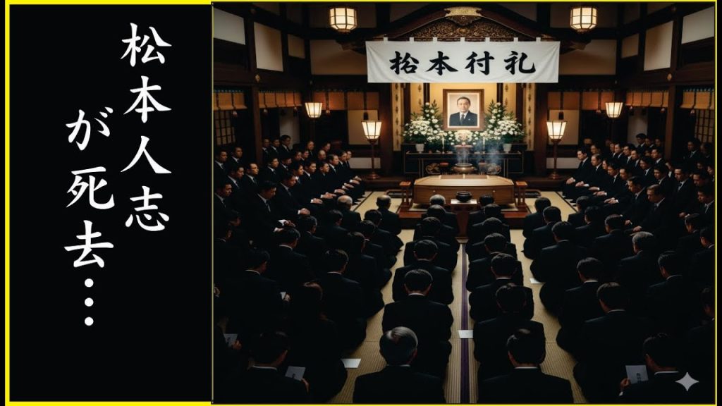 松本人志の妻が急逝...松本人志が胸切開の緊急手術...