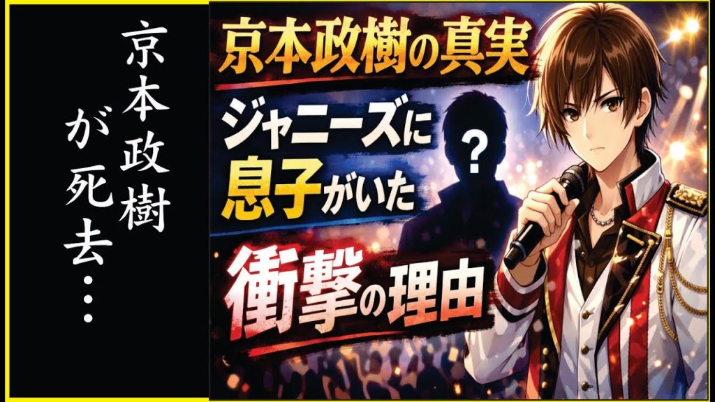 京本政樹の真実｜ジャニーズに息子がいた衝撃の理由