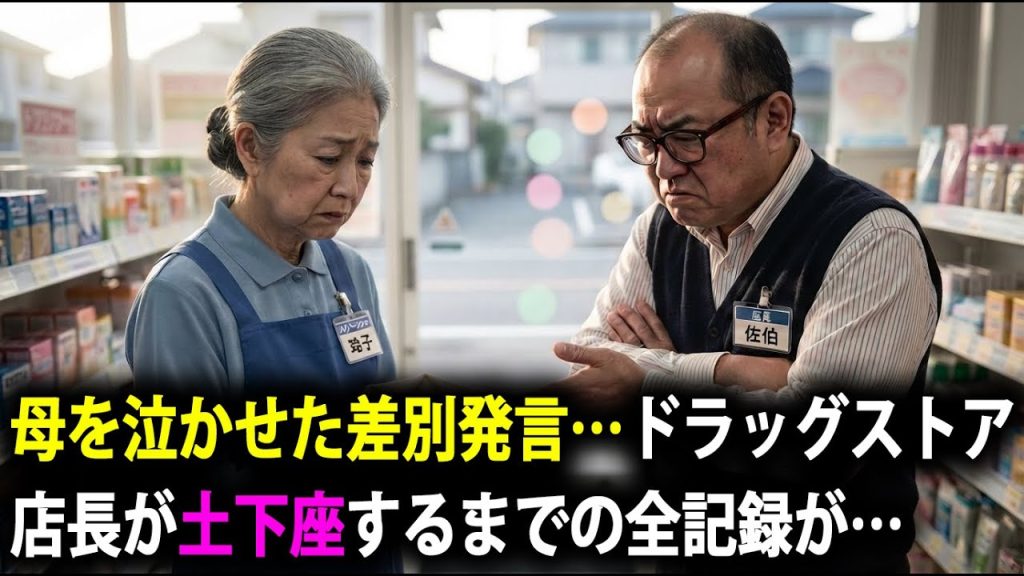 【衝撃】「清掃員が図々しい」母を見下した店長の暴言…息子が動いた5分後、立場が完全逆転した瞬間【スカッとする話】