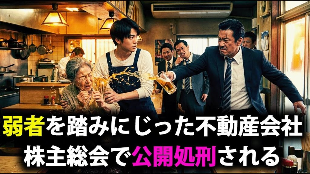 人情のシアター：料理が遅い！と酒をかけられた食堂の老婆…その夜、社長が膝をついた理由