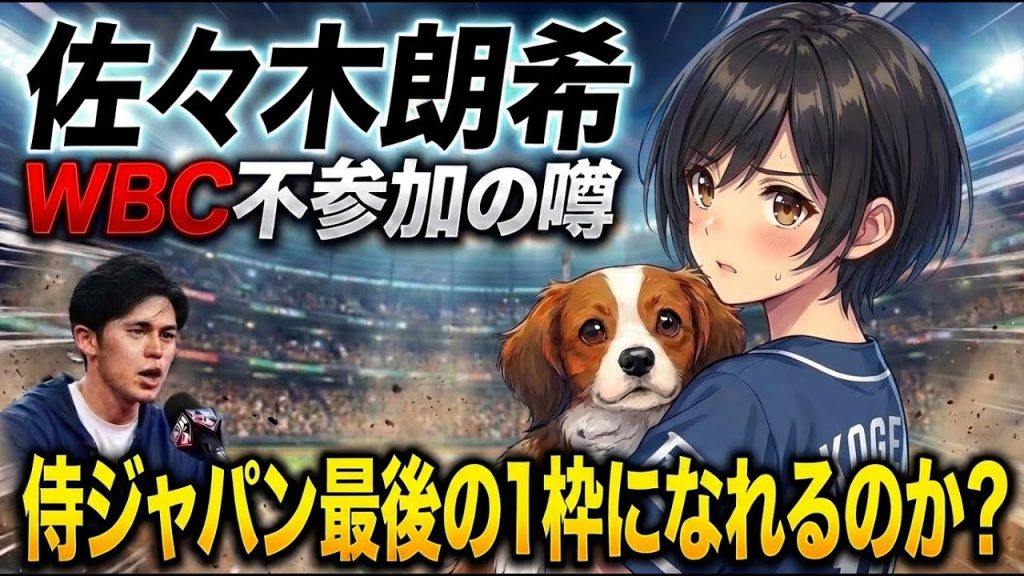 【WBC】侍ジャパン最後の1枠に佐々木朗希!?WBC不参加の噂と『調整の妨げになる』海外コメント見たけど、どっちが正解か誰か教えてください!