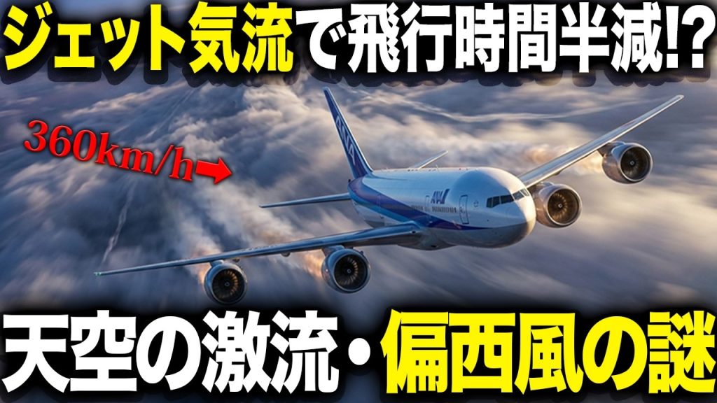 なぜ冬の日本上空は「ジェット気流」が強いのか — 偏西風が飛行時間を変える大気力学