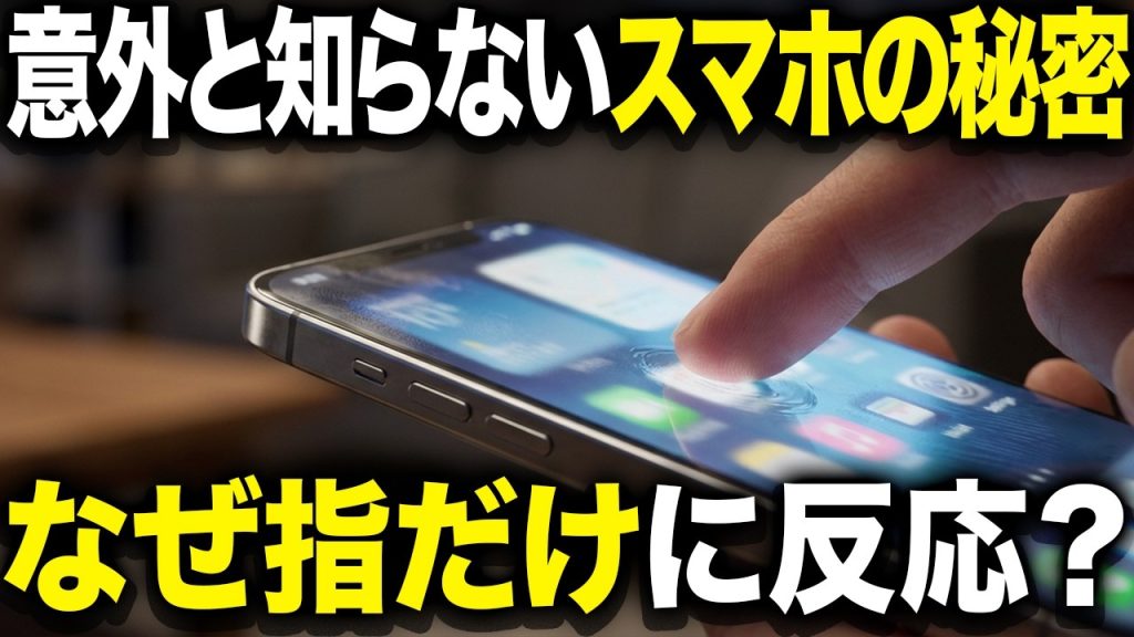 スマホの画面はなぜ指だけに反応する？意外と知らない静電容量の秘密